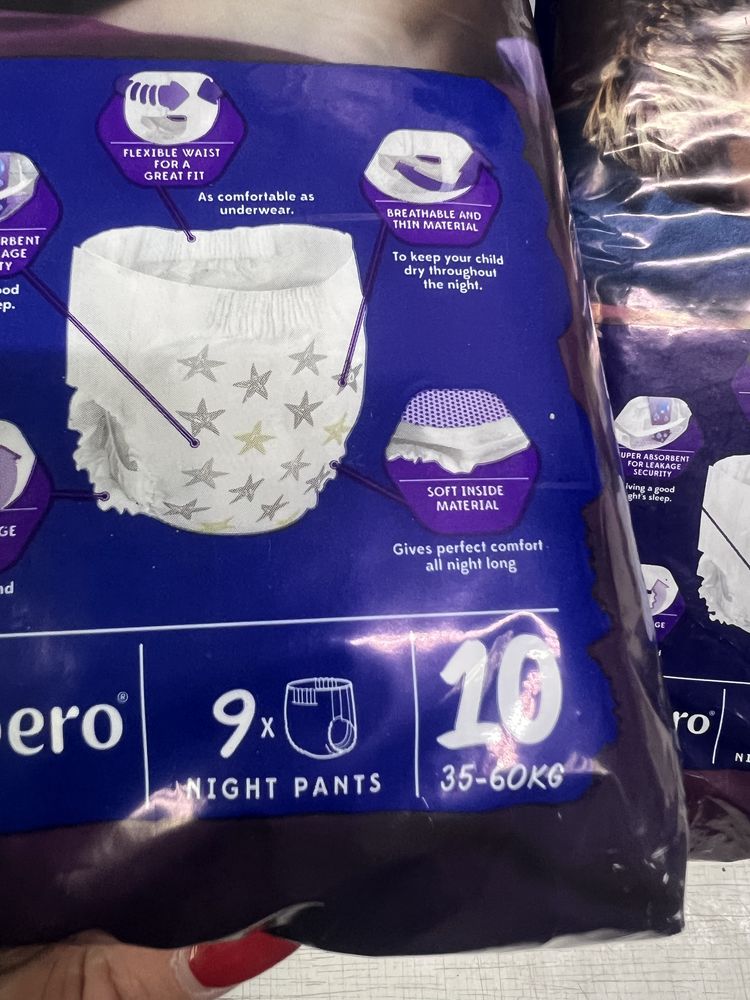 Памперси HUGGIES 3 56шт 4-9кг LIBERO 35-60кг