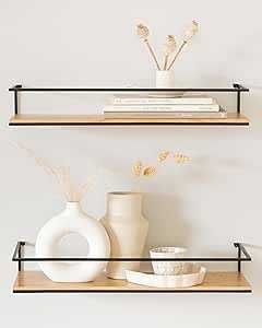 KAZAI  Zestaw Półek Ściennych STENN Półki Wiszące zestaw 2 półek nowe