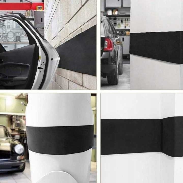 Mata na ŚCIANĘ DO GARAŻU Drzwi Odbojnik Ochronna SAMOPRZYLEPNA Dł. 2m
