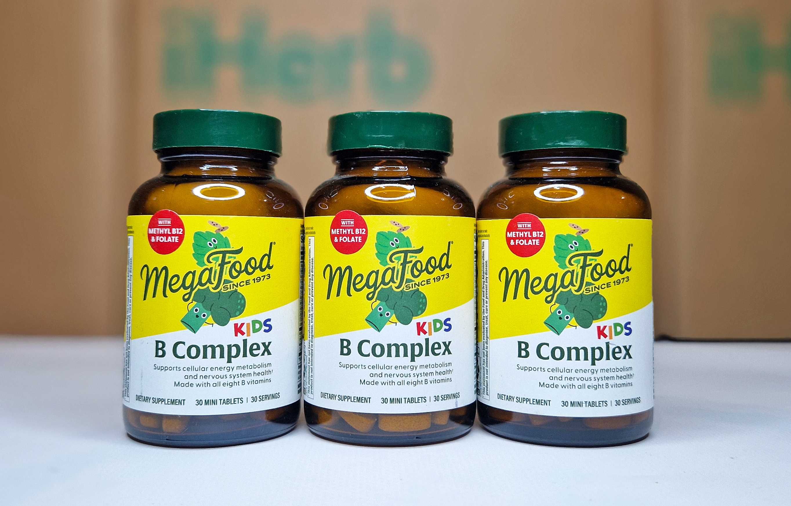 Витамины группы B для детей MegaFood, Kids B-Complex. 30 табл