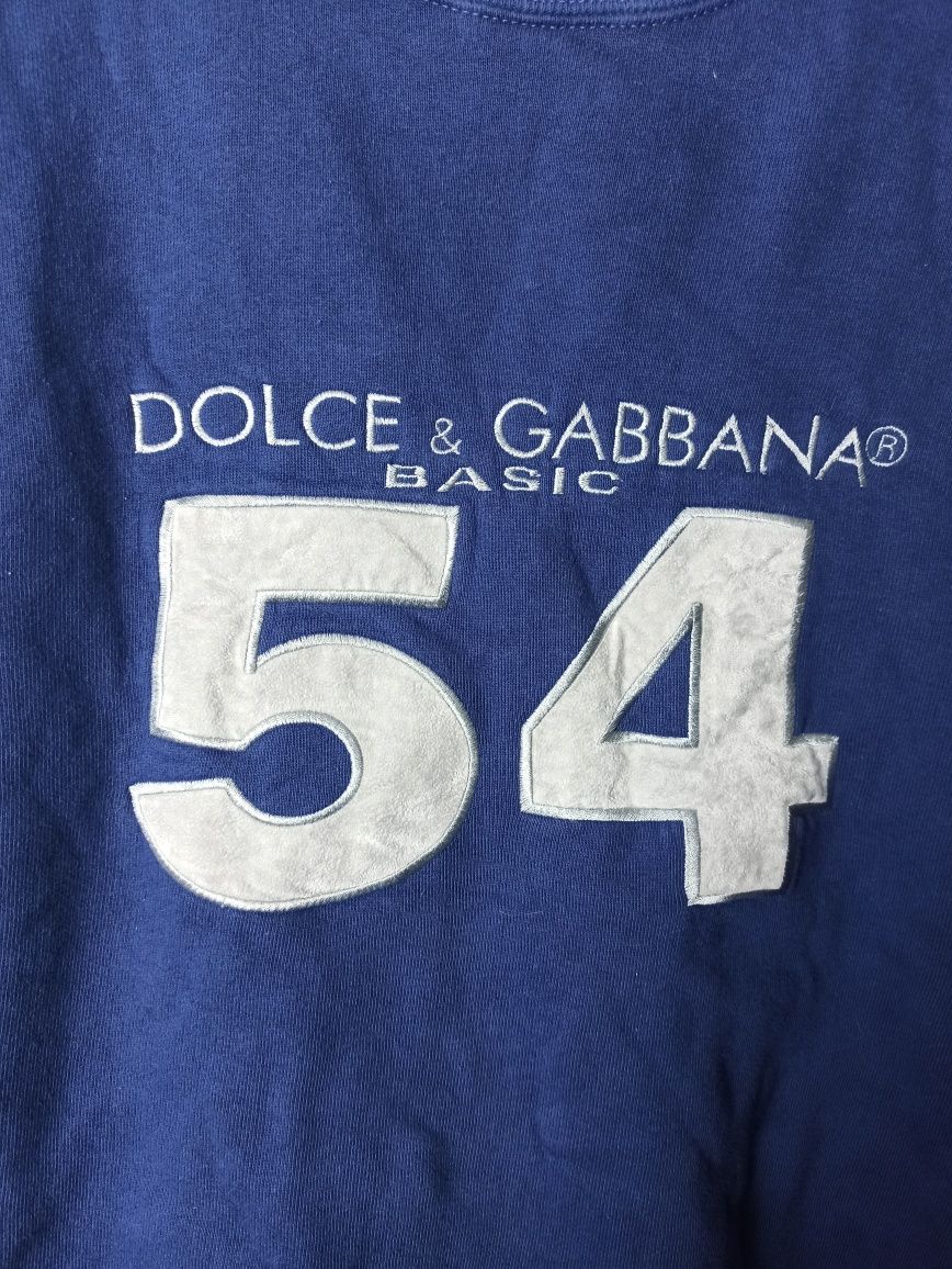 Dolce Gabbana Basic 54 vintage 90s crewneck bluza