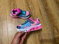 Skechers кроссовки кросівки детские на девочку оригинал р.28