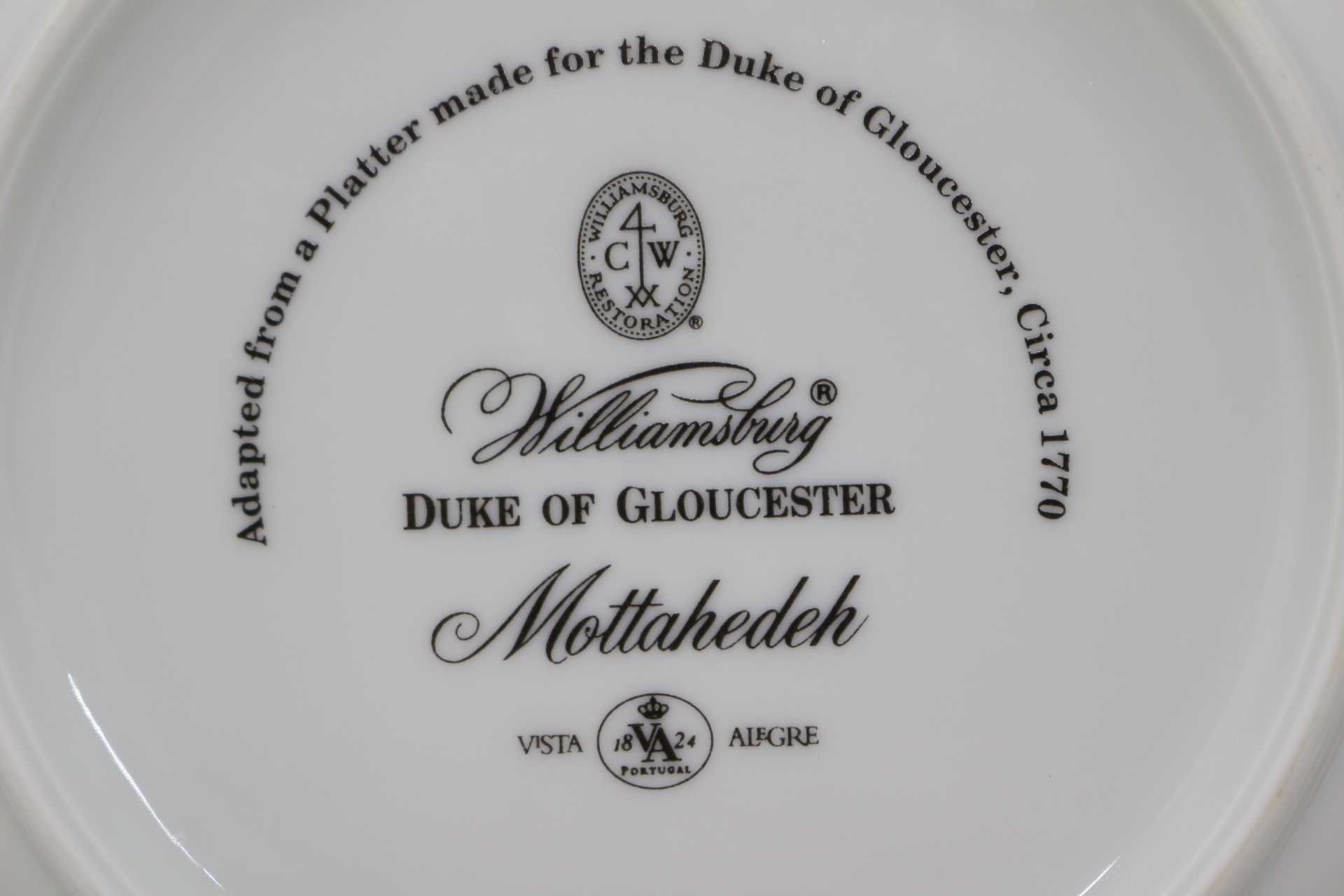 Prato de Doce Mottahedeh Duke of Gloucester Vista Alegre 1992 3