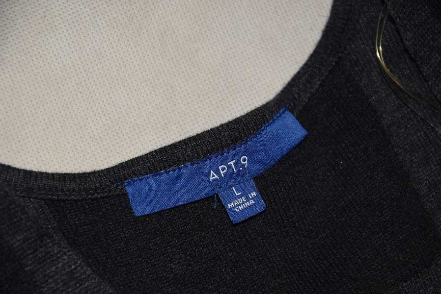 APT.9 długi prosty sweter, kardigan, narzutka M-L