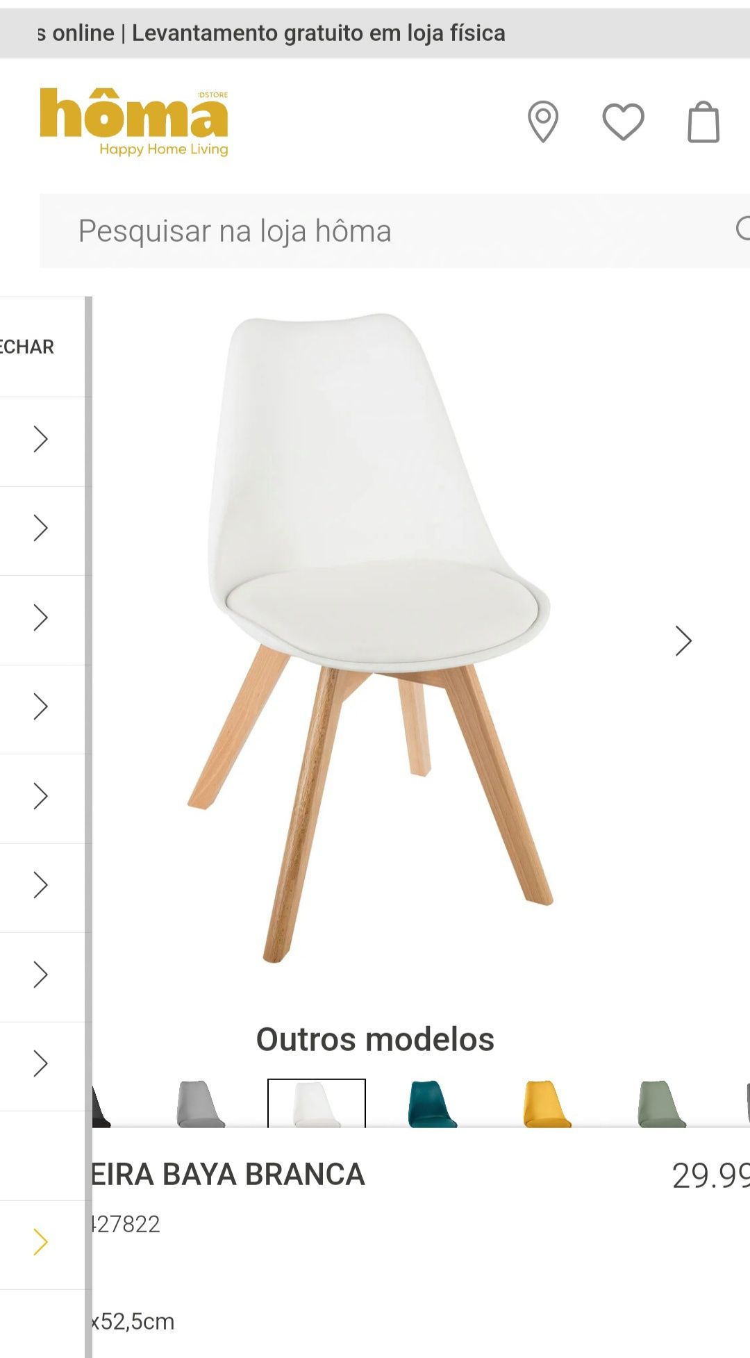 Conjunto 4cadeiras