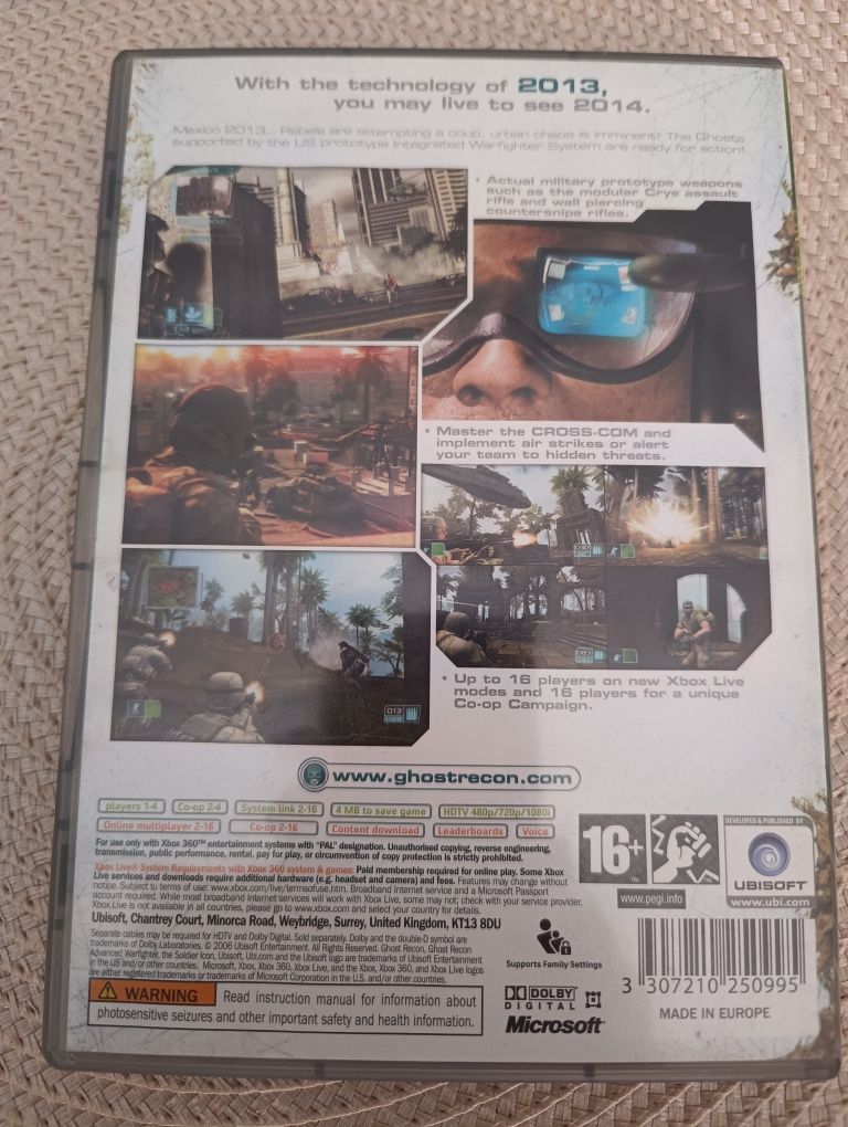Tom  Clancys Ghost Recon gra na Xbox 360