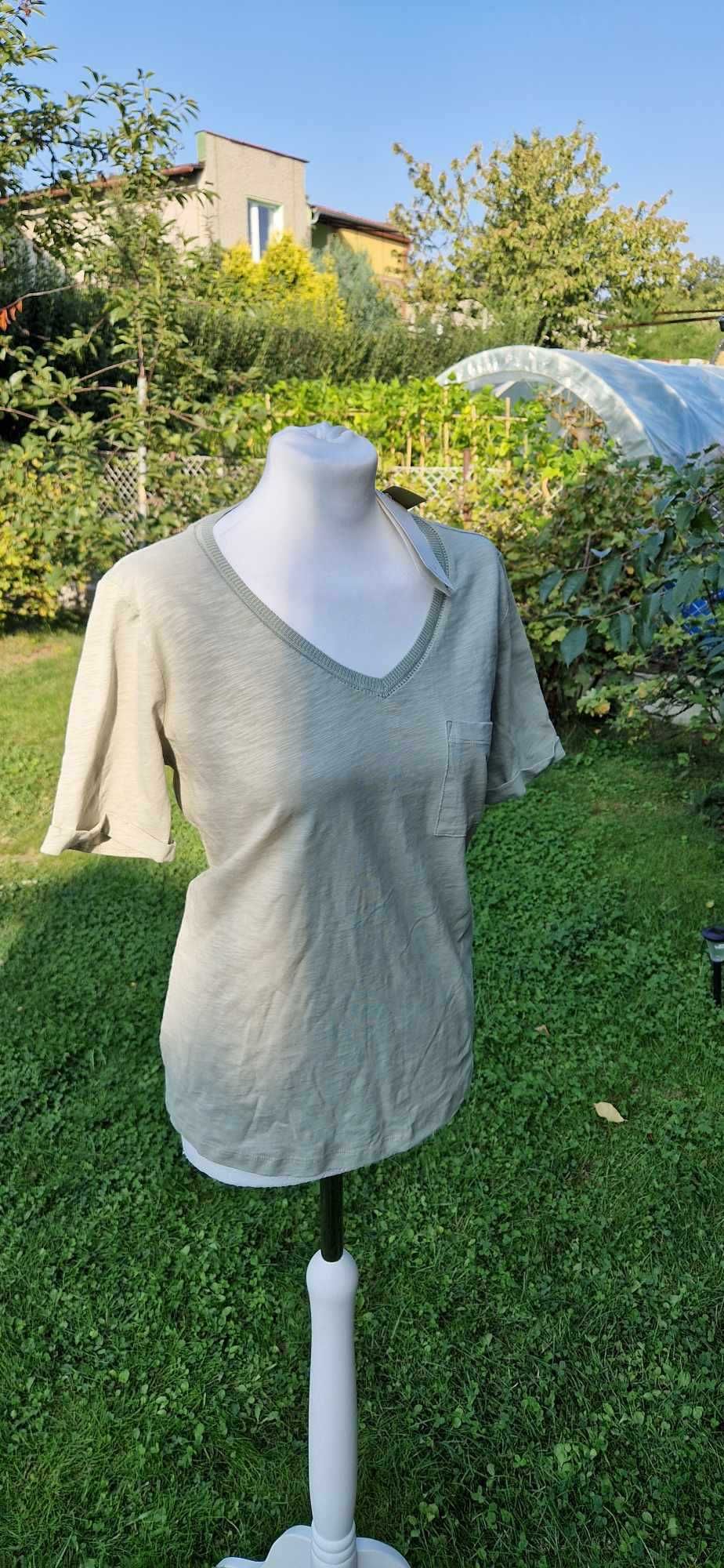 Bluzka, T - Shirt Damski z Kieszonką Tatuum rozmiar L , 100 % bawełna