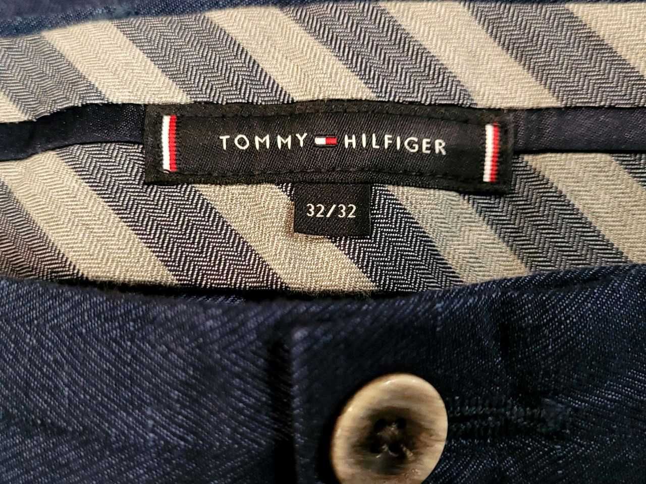 Мужские льняные брюки чиносы Tommy Hilfiger Denton Оригинал