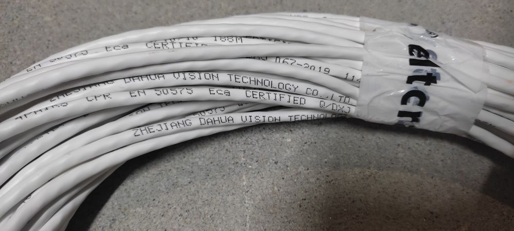 Kabel skrętka do kamer dahua 40m