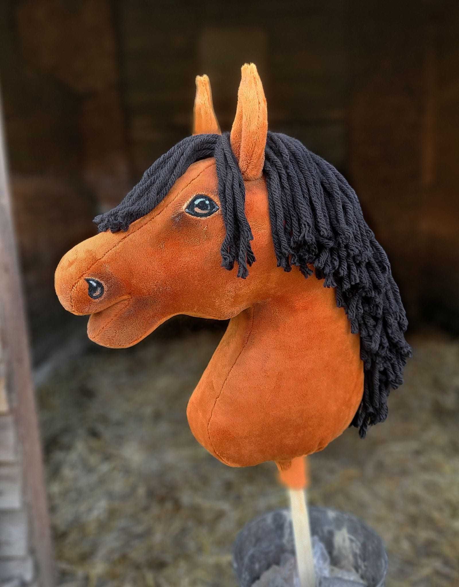 HOBBY HORSE duży koń na kiju premium - Jasnogniady A3