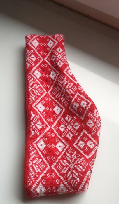 Ciepła opaska na polarku one size damska/młodzieżowa