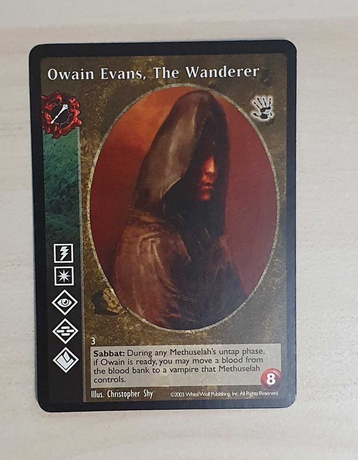 Vampire the Eternal VTES Owain Evans, The Wanderer