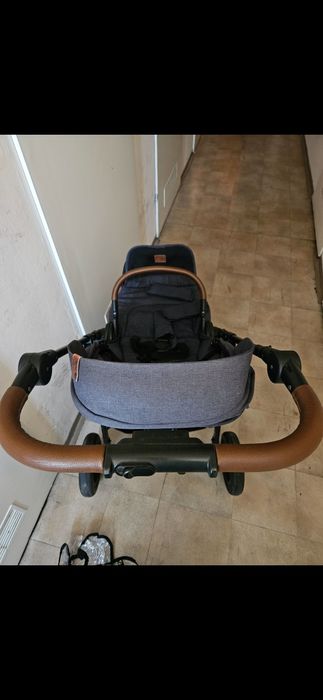 Kinderkraft Dwustronna spacerówka ALL ROAD grey/dark blue