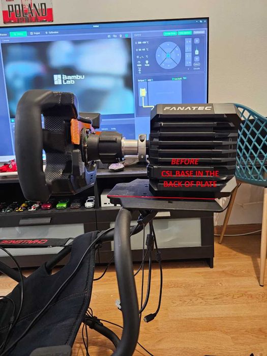 Fanatec CSL DD Adaptador Playseat Challenge