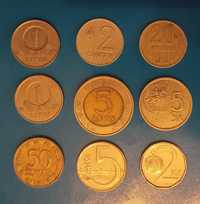 Monety różnych krajów - Litwa, Słowenia, Czechy