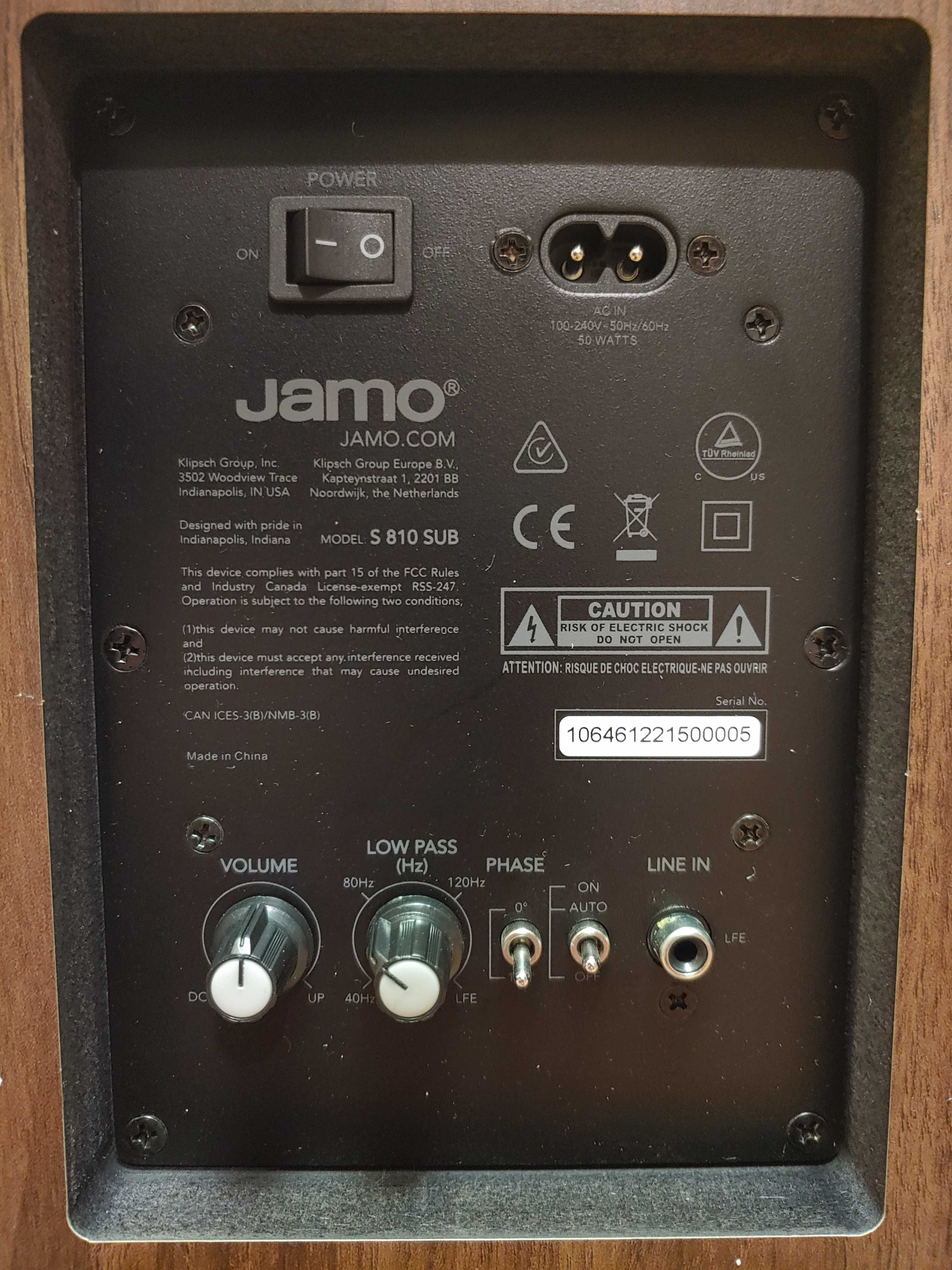 Сабвуфер Jamo Studio Series S 810 SUB