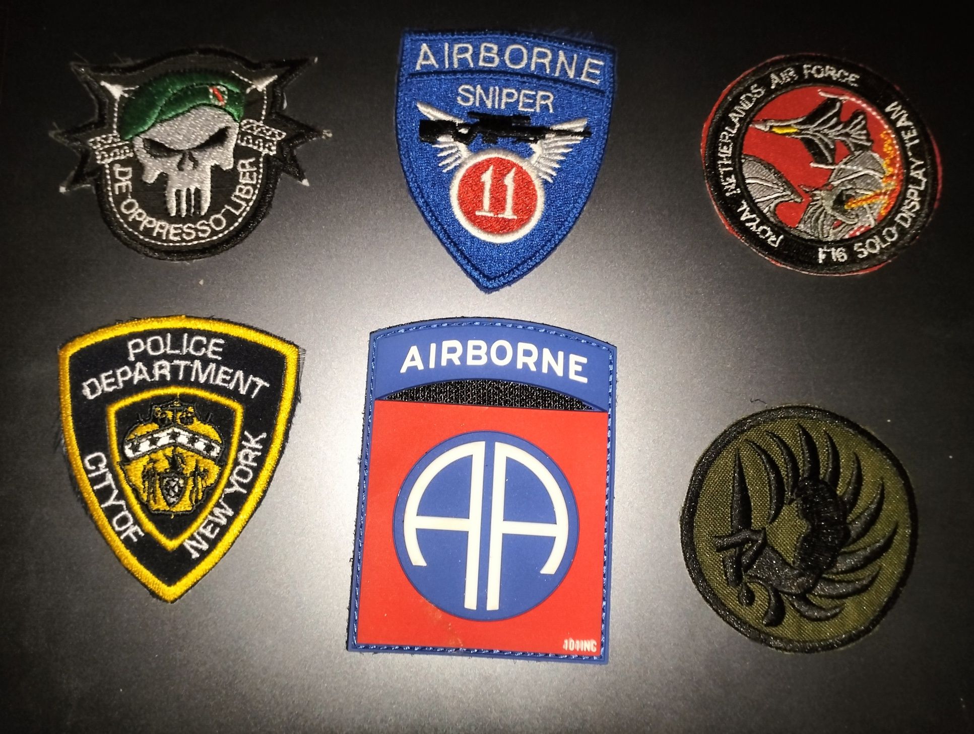 Bordados, paraquedista, tropa, força aérea, segunda guerra,militar
