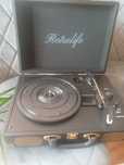Gramofon winylowy Bluetooth 3-biegowy przenośny retro walizka