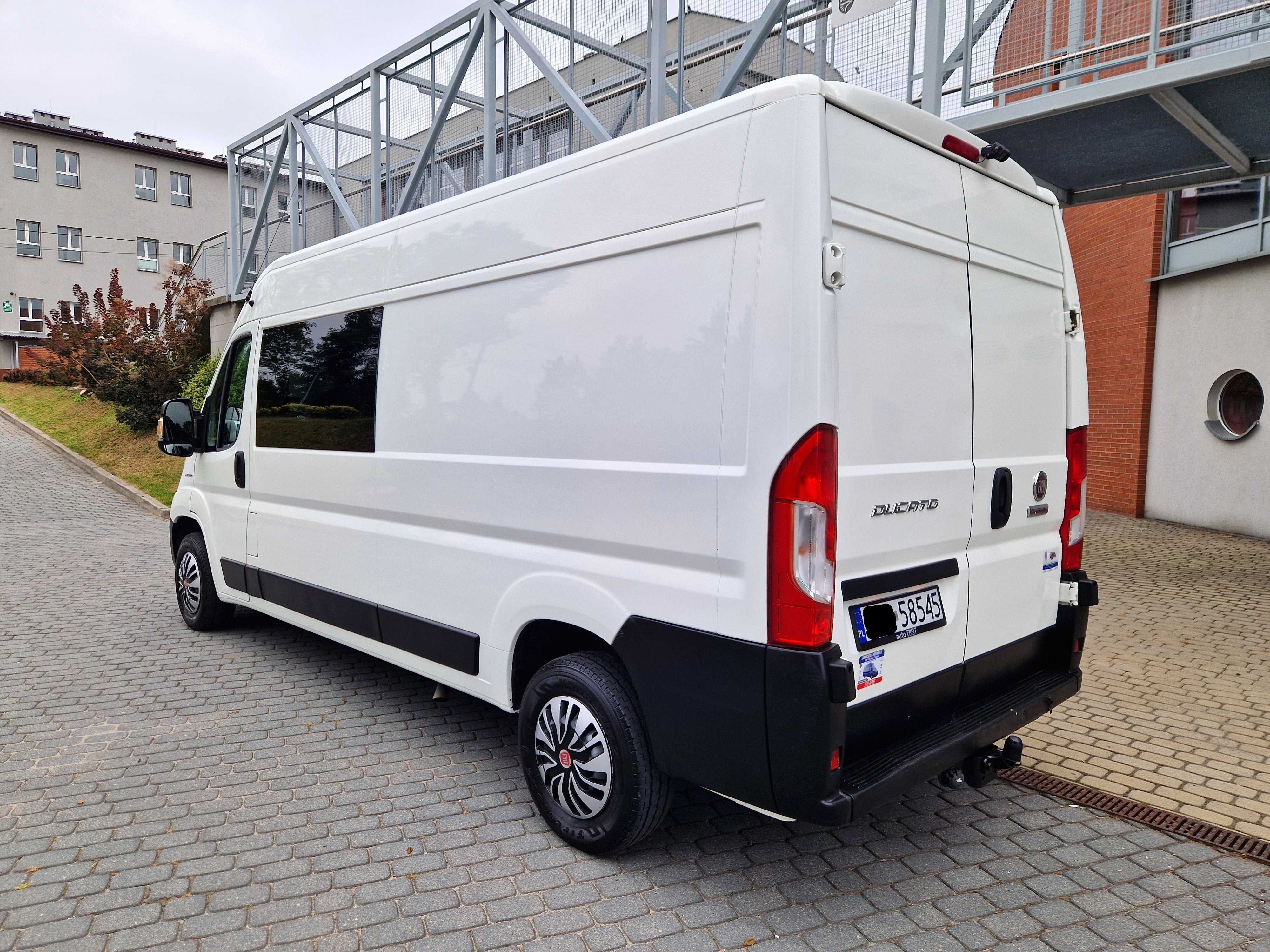 Fiat Ducato Furgon L3H2 6 7 Brygadówka Hak F-Vat 23% master Leasing