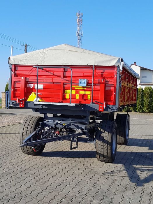 Przyczepa rolnicza IFA HL HW 8011 - 3 strony wywrot - 8 ton - Idealna