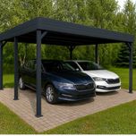 carport Wiata garażowa metalowa 6x6m
