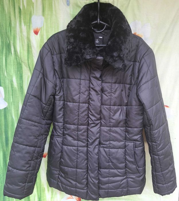 Куртка женская,теплая,цвет-черный,р.48-50.Бренд - Н&M,Швеция