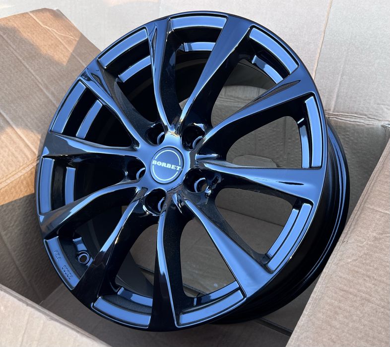 Диски BORBET R17 5 112 et48 J7.5 чорні VW golf passat jetta seat audi