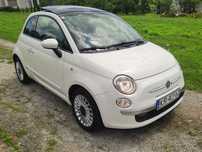 Fiat 500 benzyna 1.2 8V 2008r. Panorama Klimatyzacja