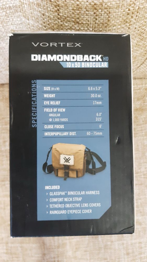 Бінокль Vortex Diamondback HD 10x50