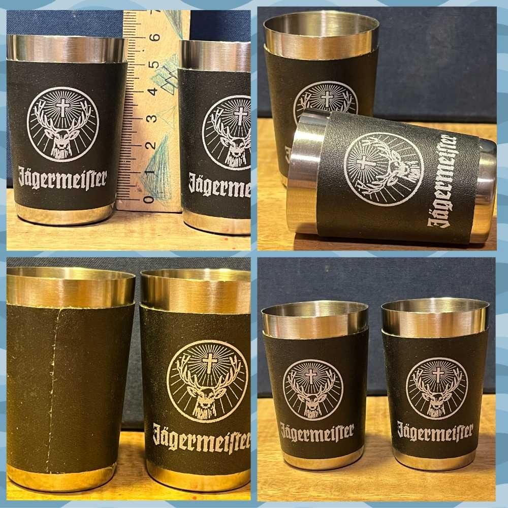 Стопка Чарка Егерьмайстер Jägermeister 2 шт. в 1 лоте Раритет Рюмка