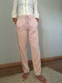 Spodnie H&M, blady róż r. 38