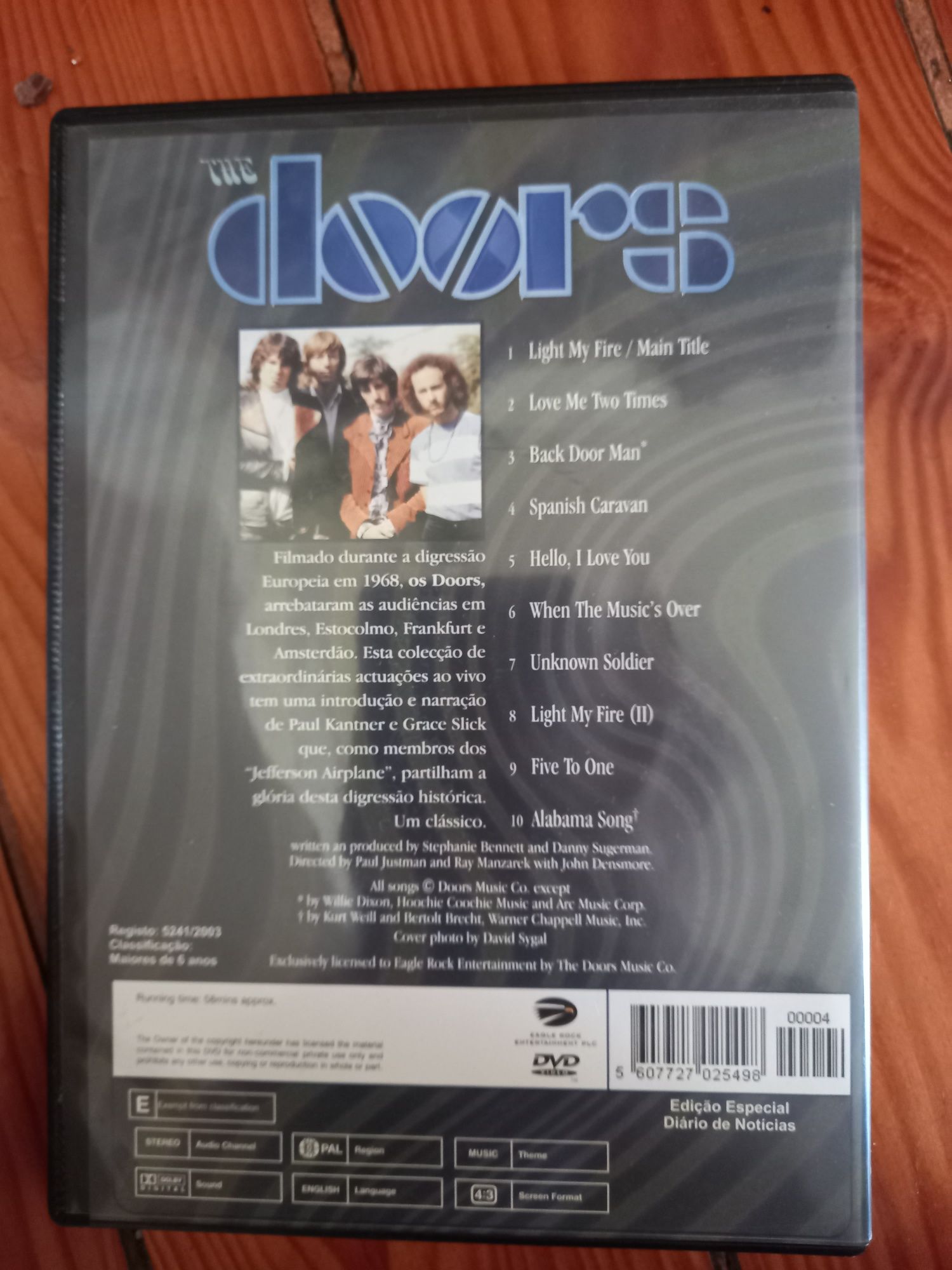 Dvd The Doors Live in Europe