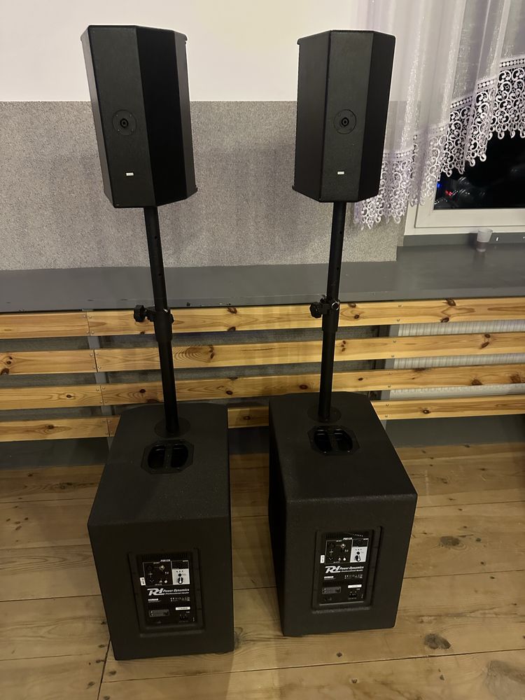 Nagłośnienie kolumny 1200W RMS słupkowe liniowe