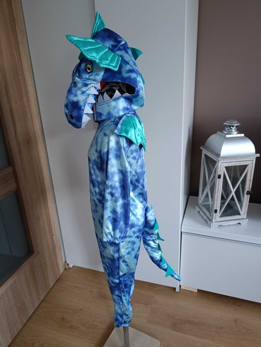 NOWY H&M strój karnawałowy SMOKA DINOZAURA WAWELSKI 110/116 (269)