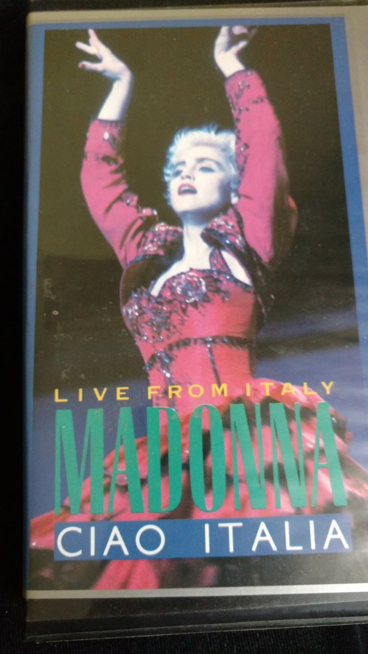 Kaseta VHS Madonna, zaplombowana