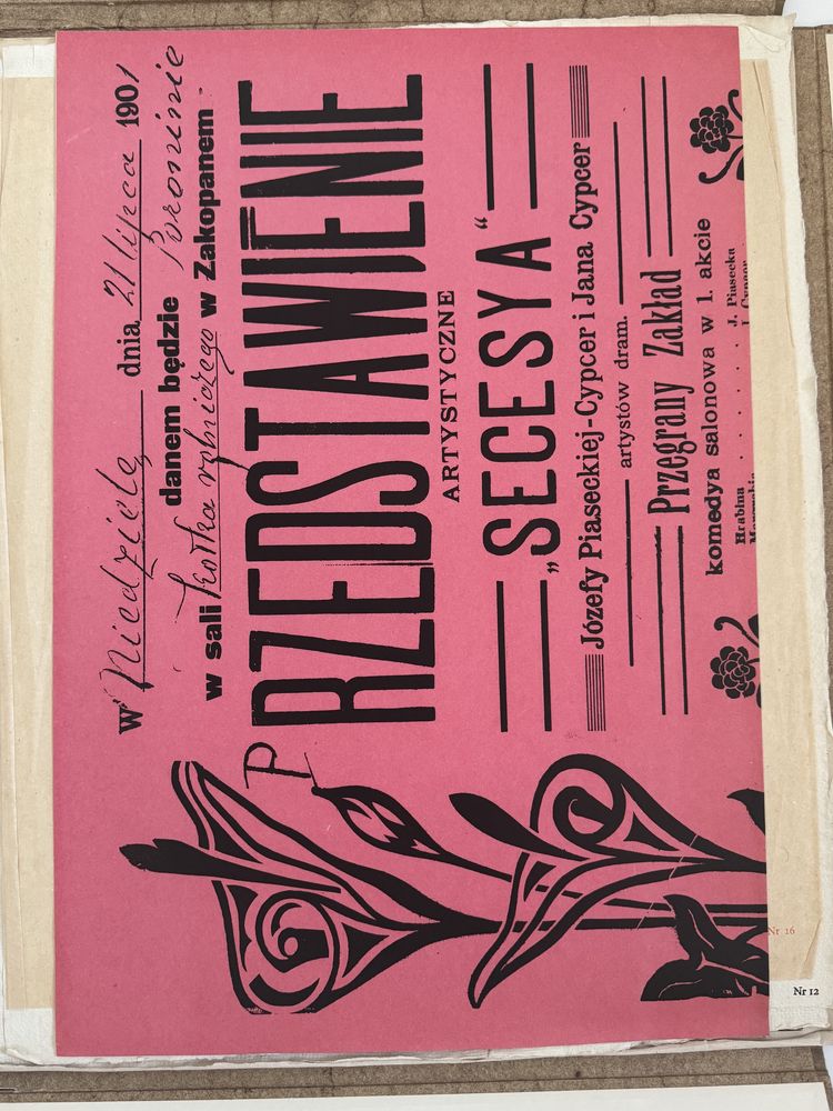 Polski Afisz Teatralny 1765 - 1939