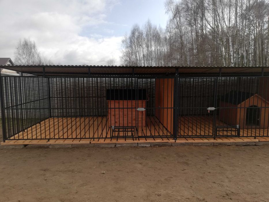 Kojec dla psa podwójny 8x3,kojce dla psów,wzmocniony,zabudowa,łódzkie
