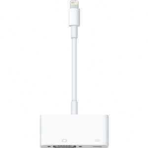 Apple oryginalna przejściówka Lightning na VGA  (adapter MD825ZM/A)