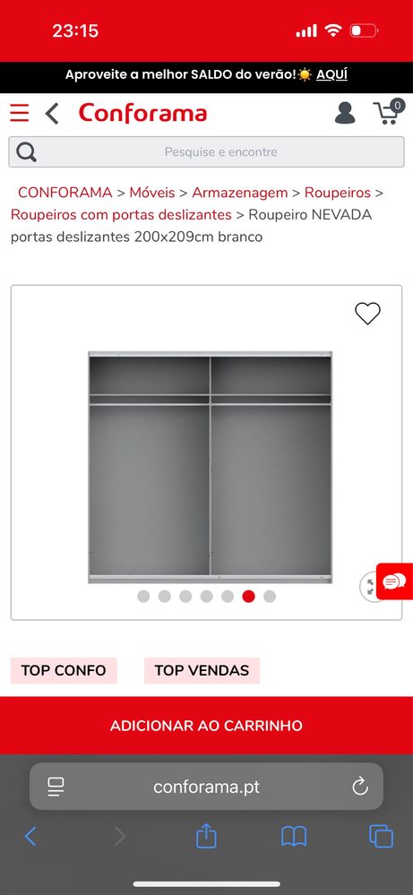 Roupeiro branco/beje
