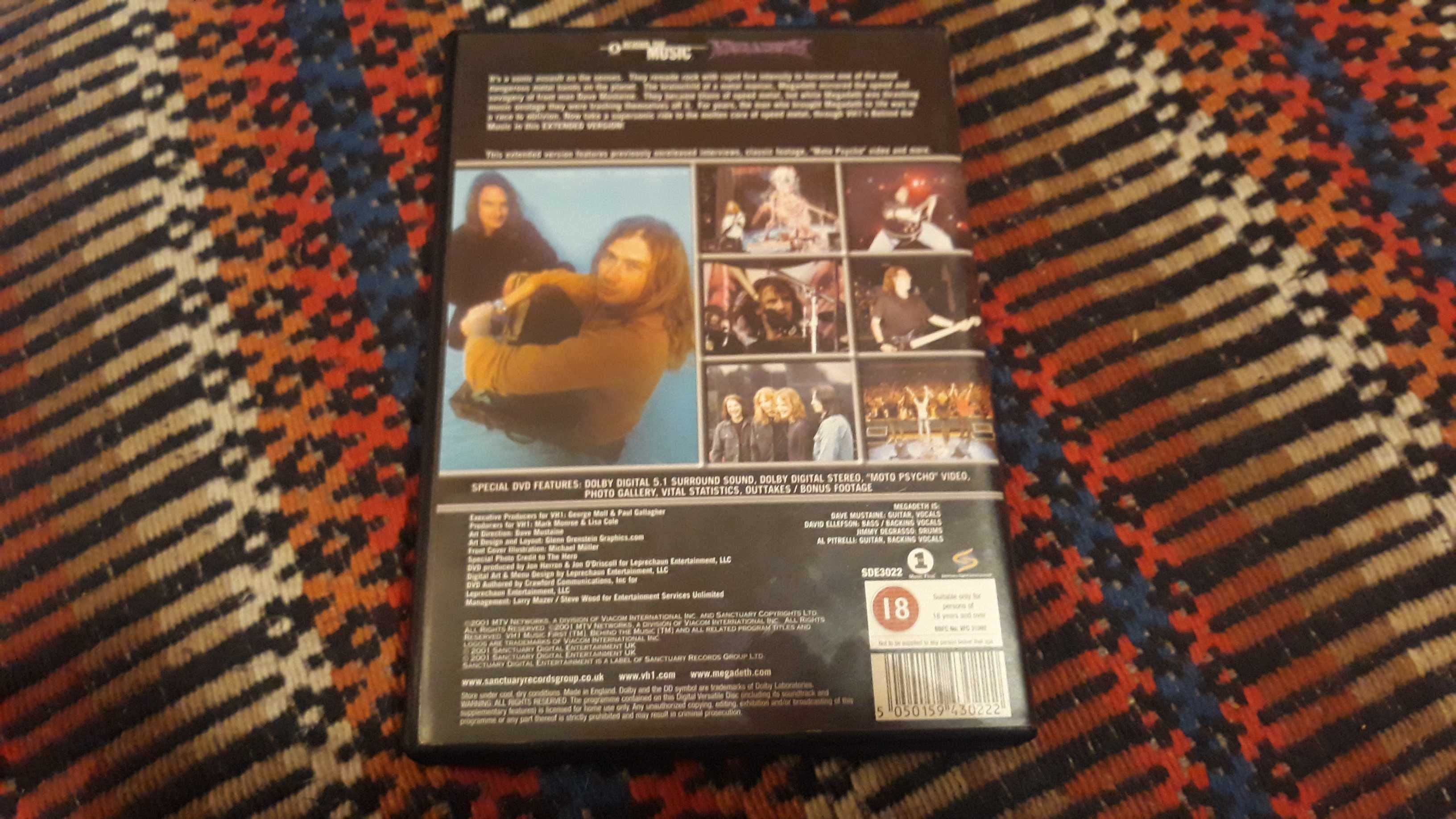 Megadeth - Behind the Music - DVD - portes incluídos