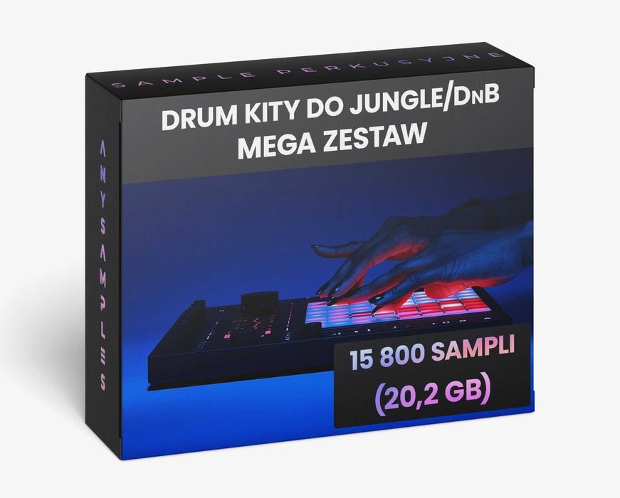 Mega zestaw drum kitów drum&bass, jungle | 20,2 GB | 15 800 sampli