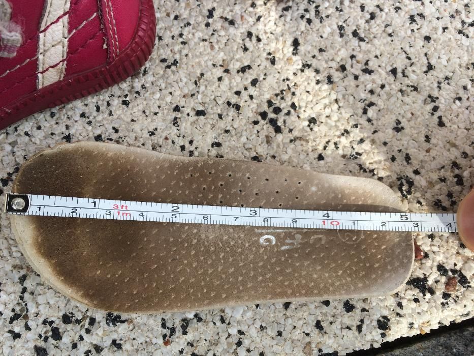 Sandałki skórzane rozm. 20, wkładka 12,8cm