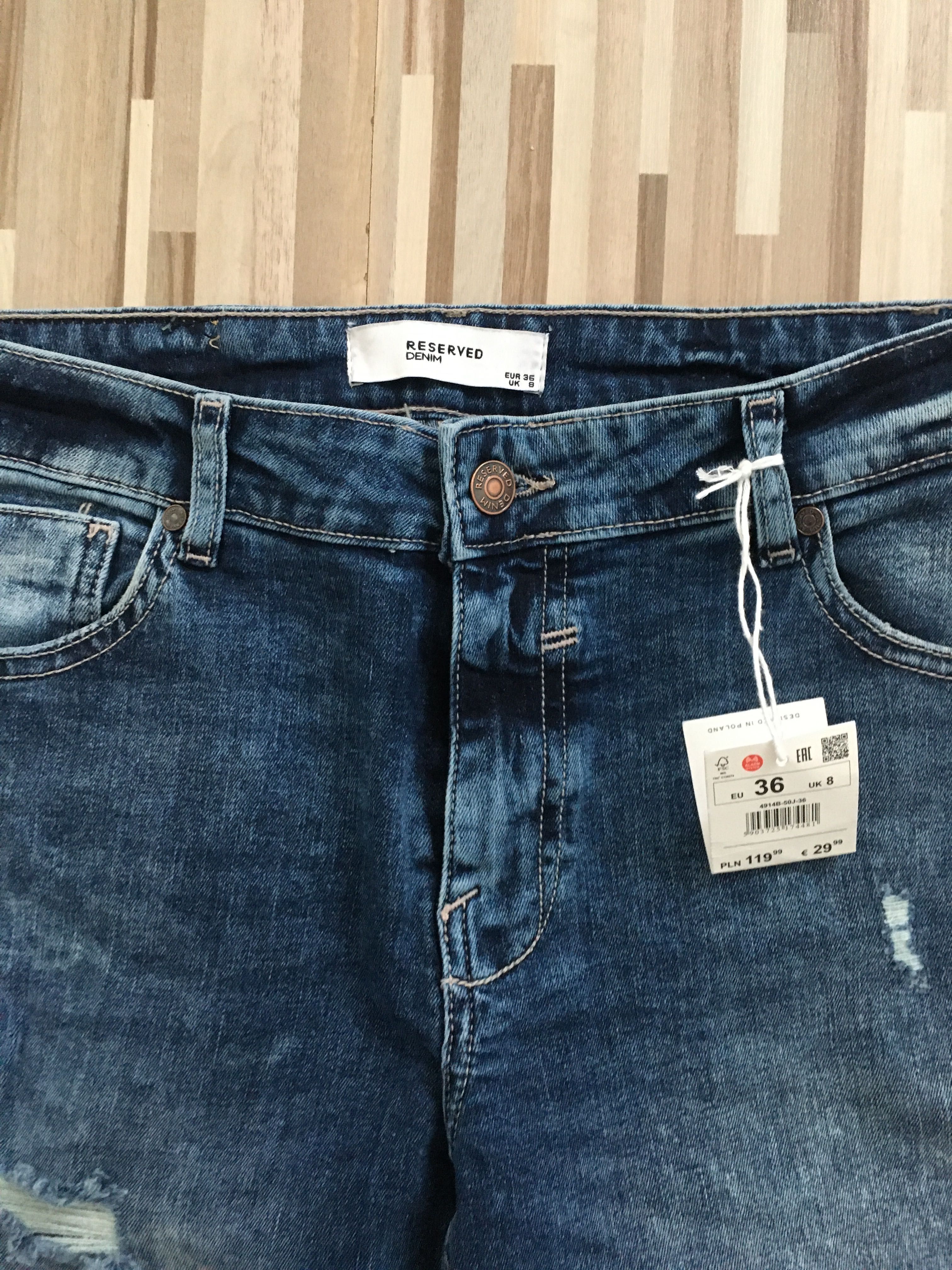 Nowe jeansy Reserved r.36/38