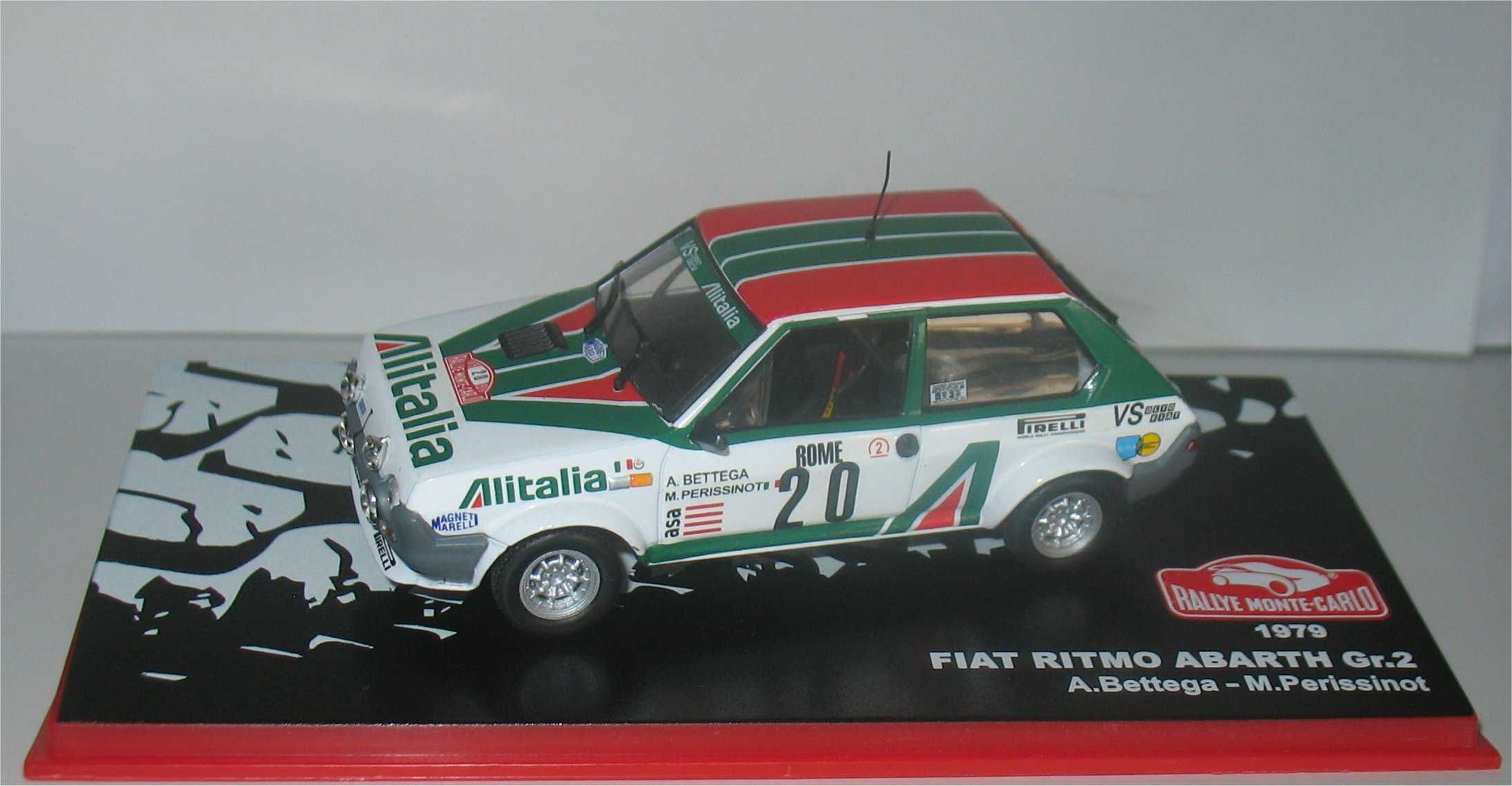 Fiat Ritmo Abarth Gr.2 - Rally de Monte Carlo 1979 - Attilio Bettega