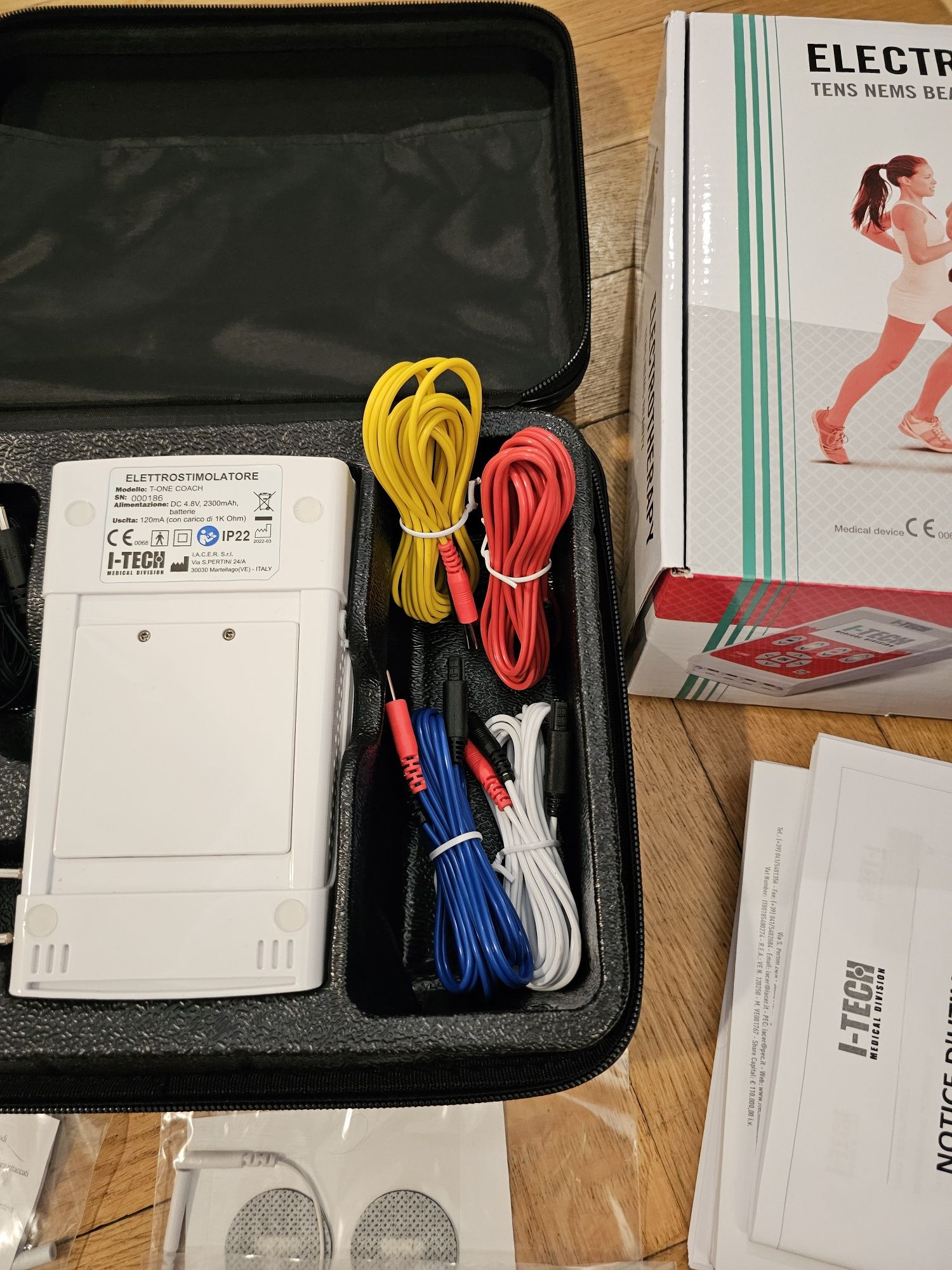 Nowy I-Tech T-One Coach Przenośny Aparat Do Elektroterapii Itech Tone