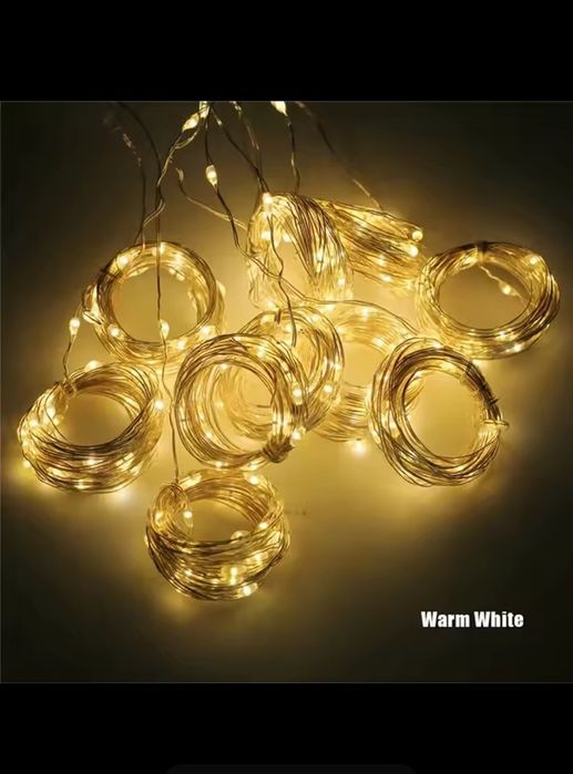 Гірлянда штора USB 3*2 з гачками 3*3 Роса 20 метрів Є ОПТ