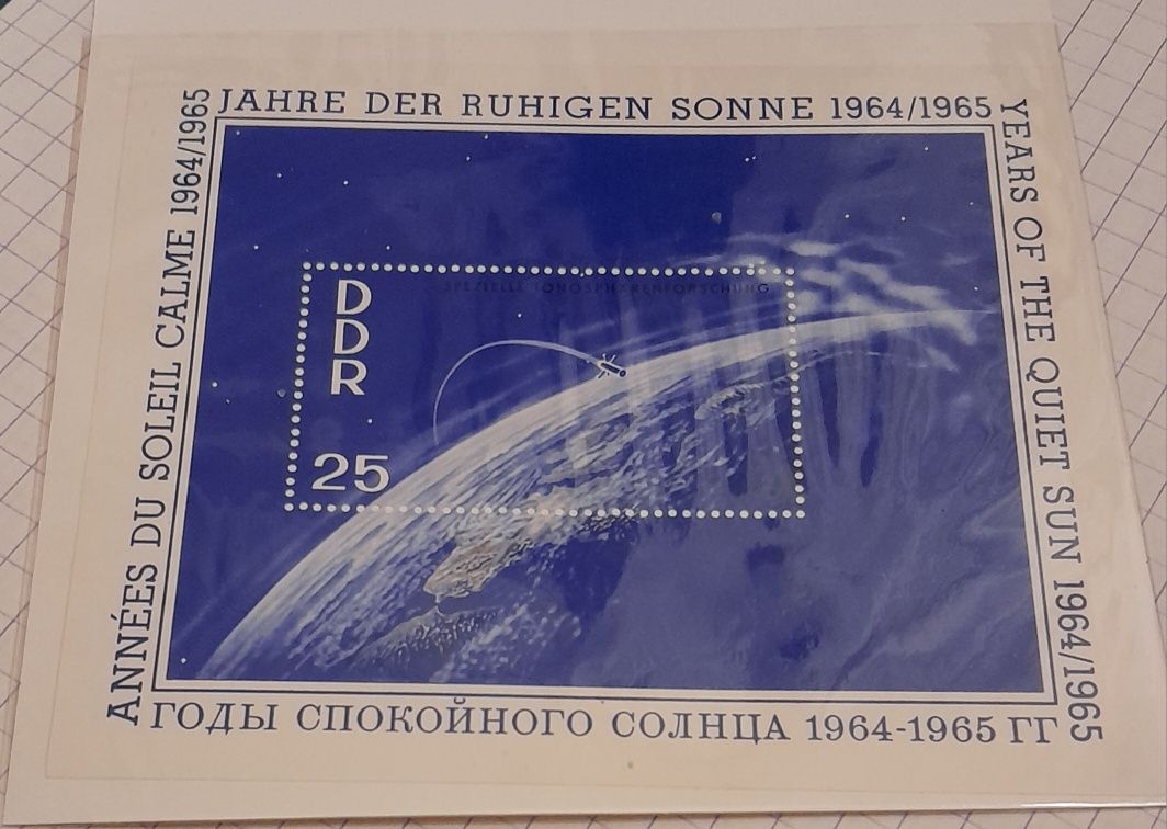 Znaczki DDR 1964 r. 3 sztuki