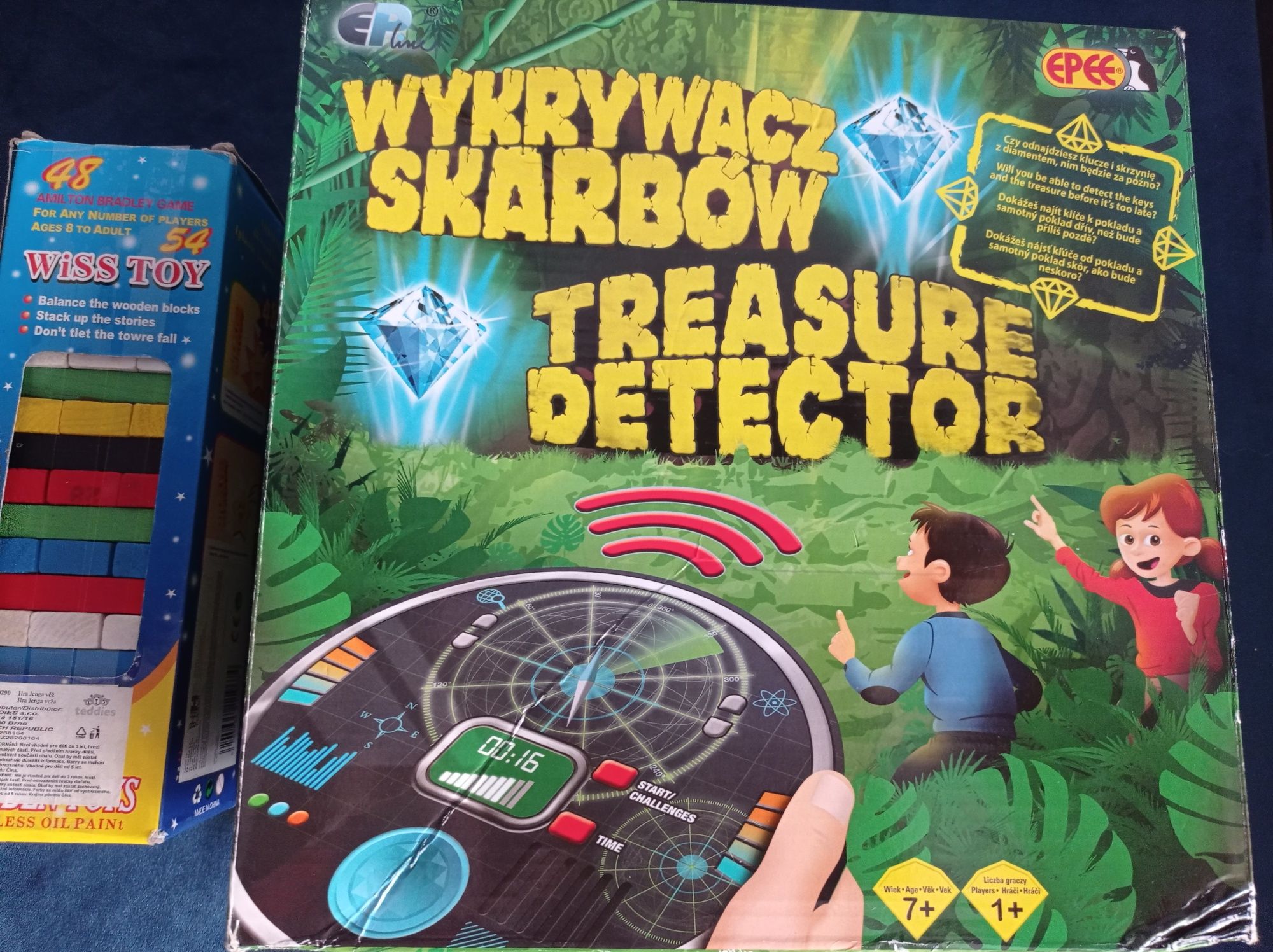 Wykrywacz skarbów Epee Treasure detector gra elektroniczna + gratis