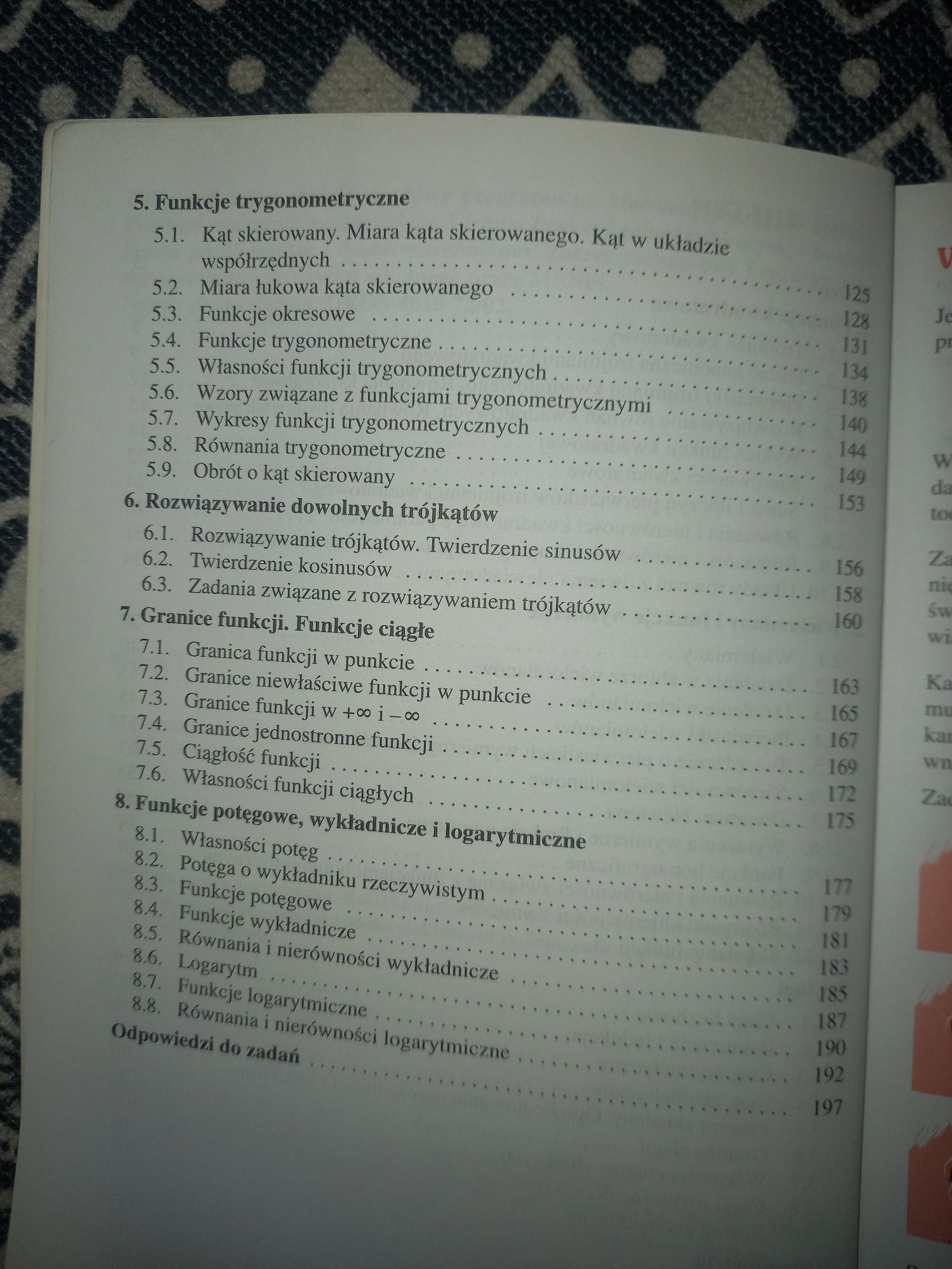 Matematyka zbiór zadań, poziom rozszerzony