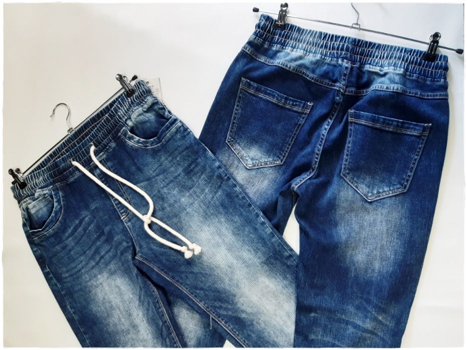 Spodnie męskie/ chłopięce ,JOGGERY jeansowe rozm. 33